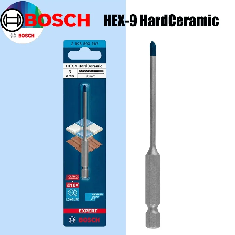 Power Tools For Workshop - Сверла по керамике BOSCH Hex-9 EXPERT