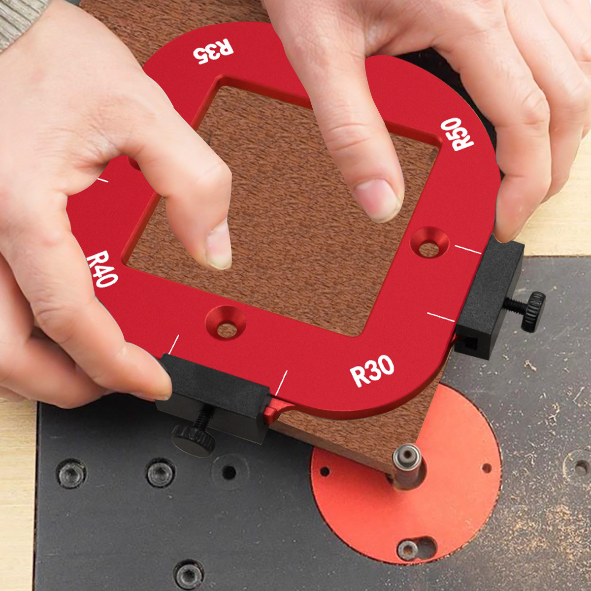 Dowel Jig Kit - Набор алюминиевых шаблонов для закругления углов