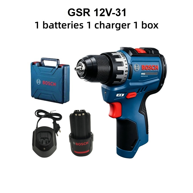 Power Tools For Workshop - Аккумуляторная дрель-шуруповерт Bosch Professional GSR 12V-31,