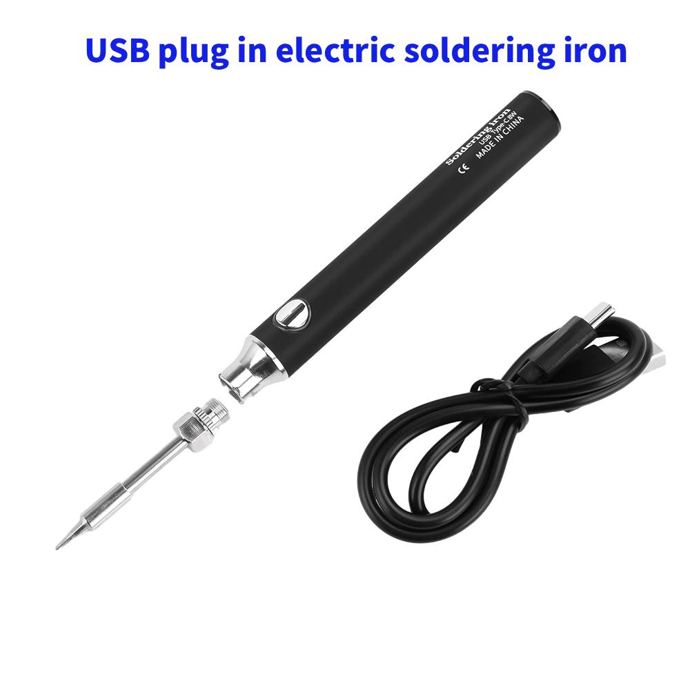Мини-паяльник USB Type-C с 3-с – обзор и цена Tools For Electronic Workshop