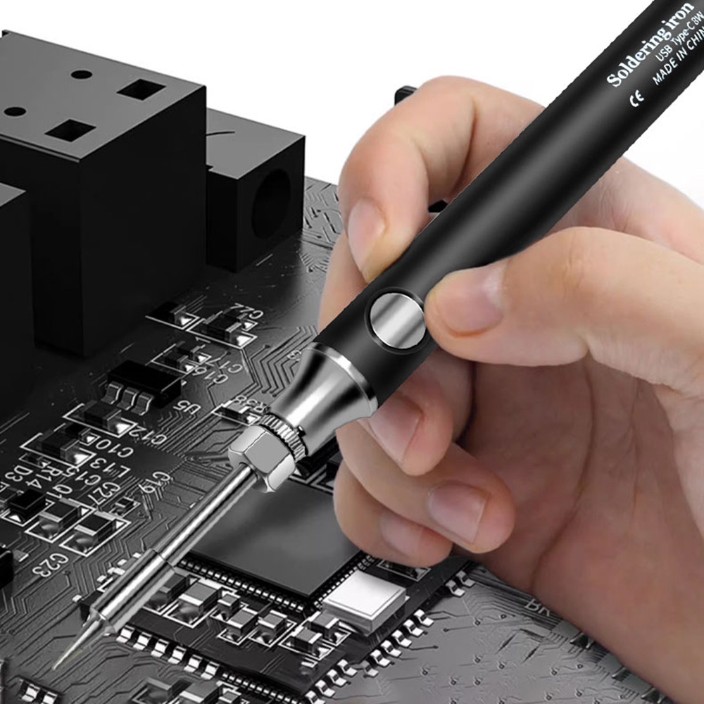 Мини-паяльник USB Type-C с 3-с – обзор и цена Tools For Electronic Workshop