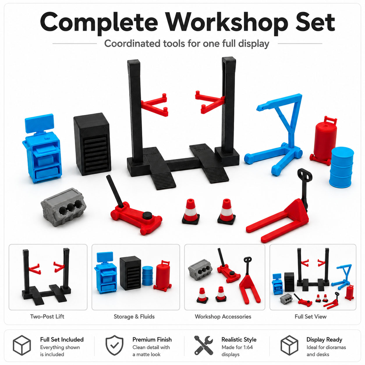 Набор миниатюрных аксессуаров  – обзор и цена Workshop Tools Toy