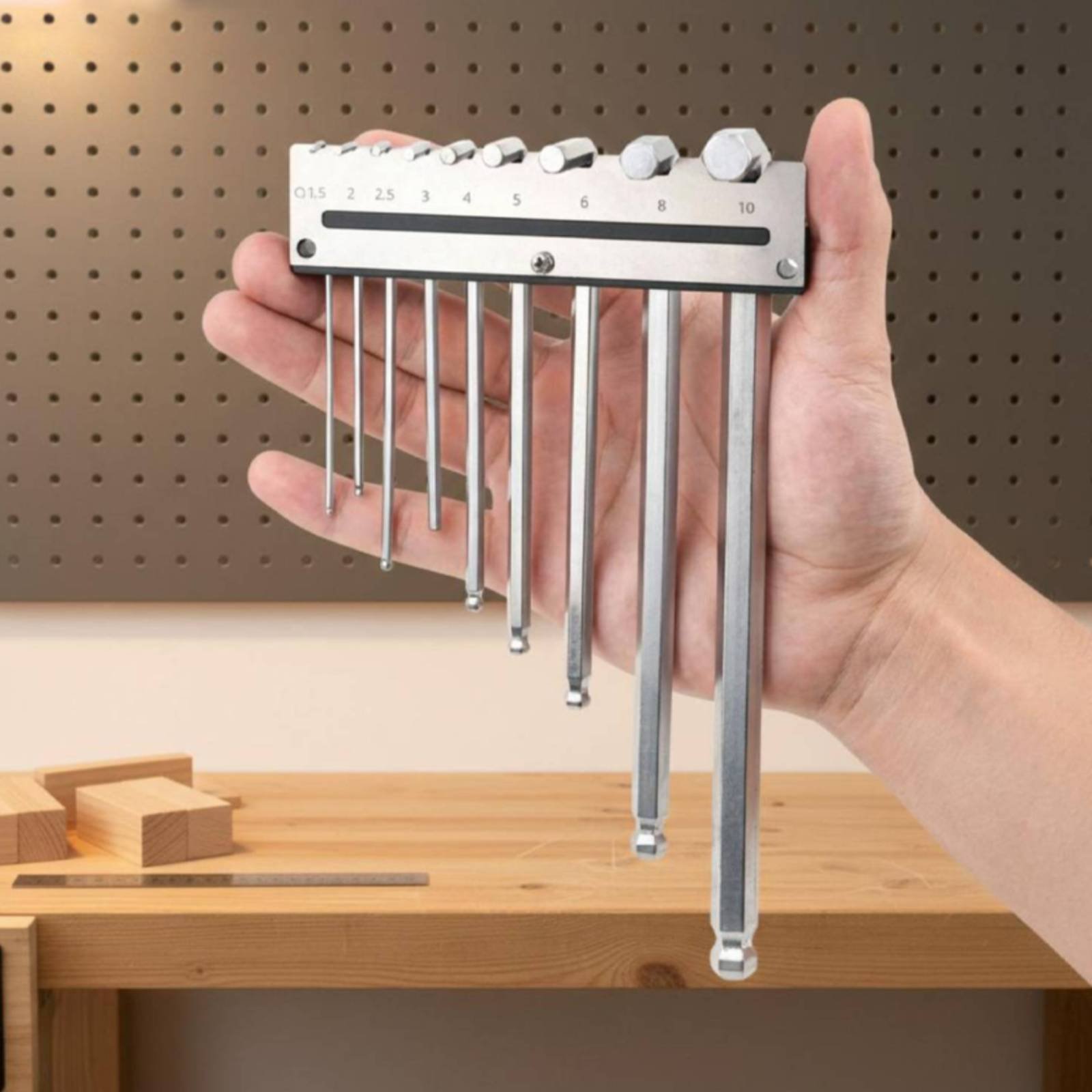 Настенный держатель для шестиг – обзор и цена Workshop Tools Holder