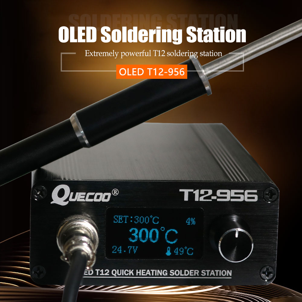 Цифровая паяльная станция QUEC – обзор и цена Tools For Electronic Workshop