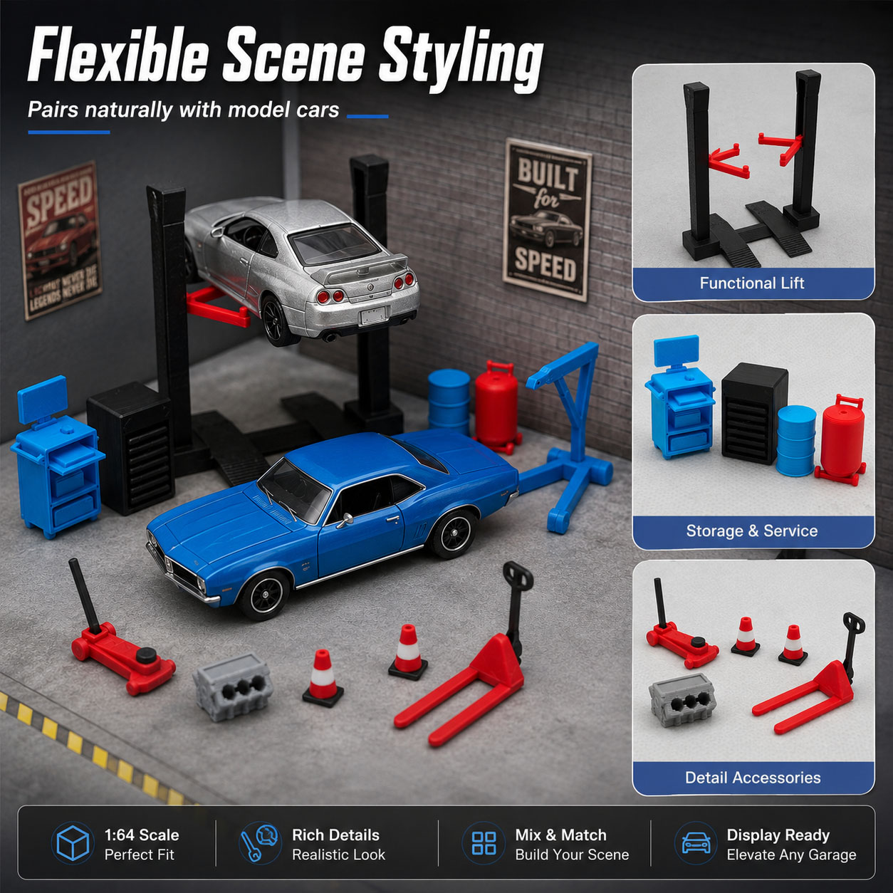 Набор миниатюрных аксессуаров  – обзор и цена Workshop Tools Toy